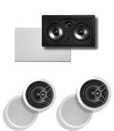 Polk Audio 255C-RT In-Wall Center Channel Speaker Plus (1) Pair of Polk Audio MC80 In-Ceiling Speakers