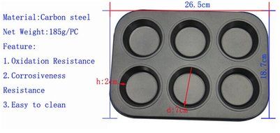 GAMT 12 Hole Cake Plate Baking Tools N2