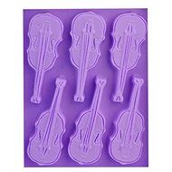 Let'S Diy 3D Violin Styling Silicone Mold Fondant Chocolate Soap Sugar Craft Mould Cake Decoration Bakeware