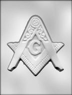 CK Products 6-Inch Masonic Emblem Chocolate Mold