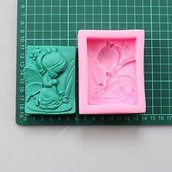 Sher Angel Girl Chocolate Silicone Molds,Cake Molds,Soap Molds,Decoration Tools Bakeware N5