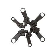 ShungHO 6pcs Fix A Zipper Zip Slider Rescue Instant Repair Kit Replacement Black Set N5