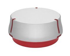 Bake Porter 9-Inch Cake Pan with Serving Cover, Red N3
