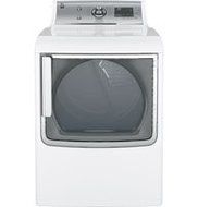 GE GTD81GSSJWS 7.8 Cu. Ft. White Gas Dryer - Energy Star