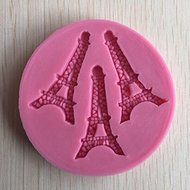 Bluelover Silicone Eiffel Tower Fondant Cake Mold Mini Chocolate Sugar Mold Baking Tool N6