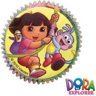 Wilton 50pk Dora The Explorer Cupcake Cake Baking Cups Cases Holders Birthday