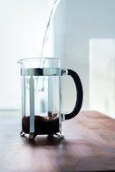 YAMO Premium Coffee French Press - French Press Coffee Maker - French Coffee Press 8 Cup (1 liter, 34 oz), Chrome N4