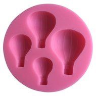 FLY 3D Silicone Cake Mold Hot Air Balloon Fondant Mold for Baking Tools,Pink N3