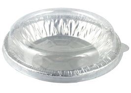 Aluminum Foil Mini Pie Pans/Tart Pans 3 7/8" For Tarts, Mini Pies, Pastries, With Plastic Lid 20 Sets. N2