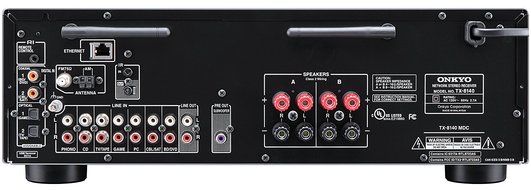 Onkyo Network Stereo Audio Component Receiver, Black (TX-8140) N2