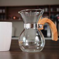1-3 Cup Pour Over Coffee Maker from Khaw-Fee - Includes Permanent Stainless Steel Pour Over Filter - Paperless... N6
