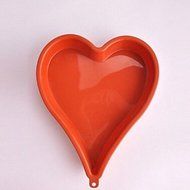 Sher Heart Shape Cake Molds,Silicone 26.5&iexcl;&Aacute;21.5&iexcl;&Aacute;3 CM(10.5&iexcl;&Aacute;8.5&iexcl;&Aacute;1.2 INCH)