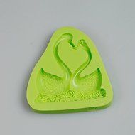 Y&amp;XL&amp;H Lovers Swan Silicone Mold for Chocolate Polymer Clay Candy Making Sugarcraft Tools Cake Decorations Mould