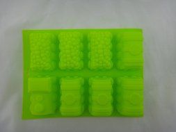 DD-life 20 Cavities Rectangle Silicone Cake Baking Mold Cake Pan Muffin Cups Handmade Soap Moulds Biscuit Chocolate... N2
