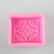 Y&amp;XL&amp;H Square Flower Shaped Soap Molds Mooncake Mould Fondant Cake Chocolate Silicone Mold, Decoration Tools Bakeware N2