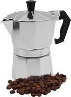 Argon Tableware 3 Cup Italian Style Stove Top Espresso Coffee Percolator. Traditional Design N4