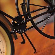 Iron bicycle desktop clock cinnamon and black color mute home decoration vintage table clock horloge frozen N2