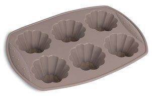 Internet&rsquo;s Best Silicone Decorative Cake Mold | 6 Cup | Cupcake Tray | Cake Baking Mold | BPA Free | Dishwasher... N2