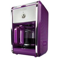 BELLA 13740 Dots Collection 12-Cup Coffee Maker, Purple N15