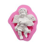 Yatim Organ Angel Silicone DIY Baking Mold for Homemade Soap, Cake, Cupcake, Bread, Muffin, Pudding, Jello, Bread...