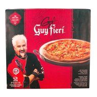 Guy Fieri 2-piece Pizza Stone Stoneware Set N3