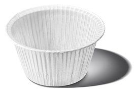 Single Potion Muffin Cups Free Standing Good For Cup Cakes, Quiche Or Souffle Corn Muffin Color WHITE Size B 2... N4