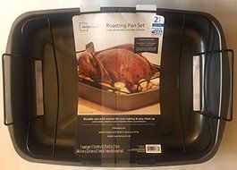 2 Piece Roasting Pan Set