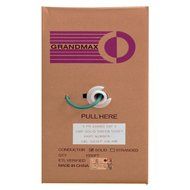 Grandmax CAT6 550MHz Shielded Solid Bulk Cable, 1000ft, STP Pull Box, CMR Rated, 100% Pure Copper, Multiple Colors... N45