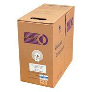 Grandmax CAT6 550MHz Shielded Solid Bulk Cable, 1000ft, STP Pull Box, CMR Rated, 100% Pure Copper, Multiple Colors... N48