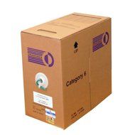 Grandmax CAT6 550MHz Shielded Solid Bulk Cable, 1000ft, STP Pull Box, CMR Rated, 100% Pure Copper, Multiple Colors... N56