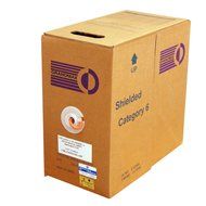 Grandmax CAT6 550MHz Shielded Solid Bulk Cable, 1000ft, STP Pull Box, CMR Rated, 100% Pure Copper, Multiple Colors... N58