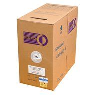 Grandmax CAT6 550MHz Shielded Solid Bulk Cable, 1000ft, STP Pull Box, CMR Rated, 100% Pure Copper, Multiple Colors... N60