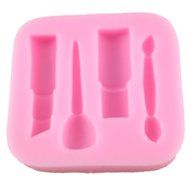 Mujiang Silicone Fondant Makeup Molds Cake Decorating Tools Lipstick Candy Mold N7