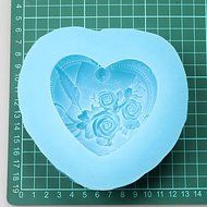 Y&amp;XL&amp;H Soft Clay Rose Necklace Resin Jewelry Box Chocolate Silicone Molds,Decoration Tools Bakeware N4