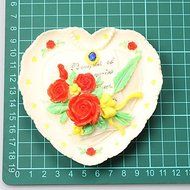 Y&amp;XL&amp;H Soft Clay Rose Necklace Resin Jewelry Box Chocolate Silicone Molds,Decoration Tools Bakeware N5