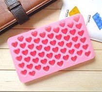 Ninewell 55-Cavity Love Heart Silicone Cake Soap Decoration Mold N4