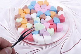 Ninewell 55-Cavity Love Heart Silicone Cake Soap Decoration Mold N5