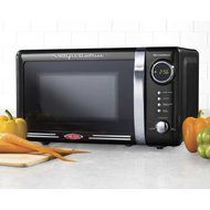 Nostalgia RMO770RED Retro Series 0.7 cu. ft. 700W Microwave Oven / Color: Black N2