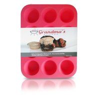 Mini Silicone Muffin Pan 12 Cup Cupcake Baking Birthday Kitchen Bakeware N2
