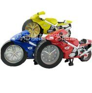 GC Luxury Retro Bicycle Style Alarm Clock Desk Clock Cool Model Clock Creative Bike Home Shelf Decorations Gifts... N2