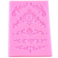Mujiang Cake Decorative Design Pattern Silicone Fondant Molds for Baking Supplies and Decorations N2