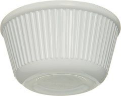 Carlisle S28702 Melamine Fluted Ramekin, 4-Ounce Capacity, 1.78" Height, White (Case of 48) N4