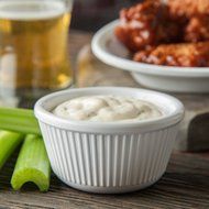 Carlisle S28702 Melamine Fluted Ramekin, 4-Ounce Capacity, 1.78" Height, White (Case of 48) N5