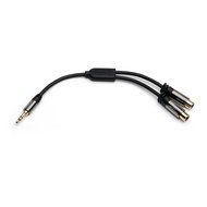 KabelDirekt (0,5 ft) Y Adapter ( 1 x 3.5mm female to 2 x RCA male) - PRO Series N14
