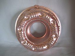 Vintage Coppertone 3 1/2 Cup Ring Jell-o Mold - Bundt Cake Baking Pan