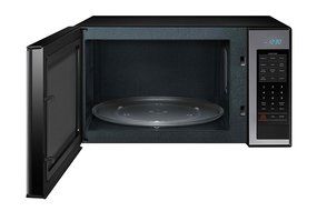 Samsung Counter Top Microwave, 1.1 Cubic Feet, Black with Mirror Finish N8