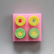 Sher Fu Lu Shou Xi Chinese Word Shape Chocolate Silicone Molds,Cake Molds,Soap Molds,Decoration Tools Bakeware N4