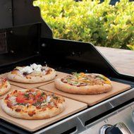 Pizzacraft Square Mini Pizza Stone Tile (Set of 4)