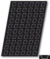 Flexipan Square 0.61 Oz, 37mm x 37mm x 17mm Deep (1-1/2" x 1-1/2" x 5/8" Deep), 60 Cavities