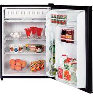 GE GMR06AAZBB Spacemaker 5.7 Cu. Ft. Black Compact Refrigerator